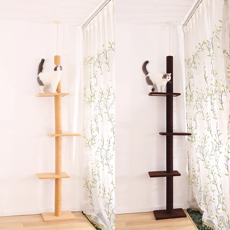 Домашняя, игрушка для кошек, Когтеточка, дерево, скалолазание, игрушка для кошек, прыгающая игрушка, скалолазание, рама для кошек, Когтеточка