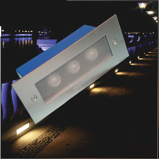 Светодиодный светильник для лестниц 3 Вт встраиваемый напольный пейзаж