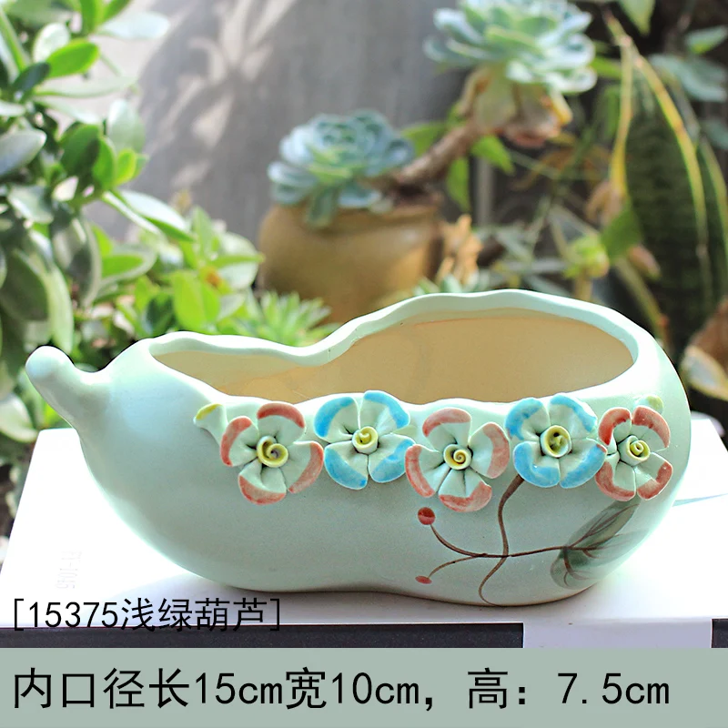 

Flotation Porcelaine Plants Pot Creative Hydroponics Gift Accessories Plants Pot Office Decor Doniczki Household Supplies DF50HP