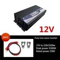 2200w 3000w 5500w pure sine wave inverter 12v24v48v60v72v to 220v for on board household use suswe 60hz50hz