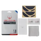 2 компл.упак. оригинальный Горячая линия Игры уровень конкуренции Мышь средства ухода за кожей стоп Мышь коньки Gildes для logitech MX518 G400 G400S 0,6 мм толщиной