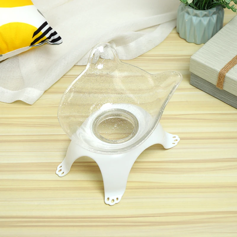 

Elevated Cat Bowls Durable Cat Single Bowls Raised Stand Cat Feeder & Watering Supplies Dog Feeder Bowl Pet Supplies