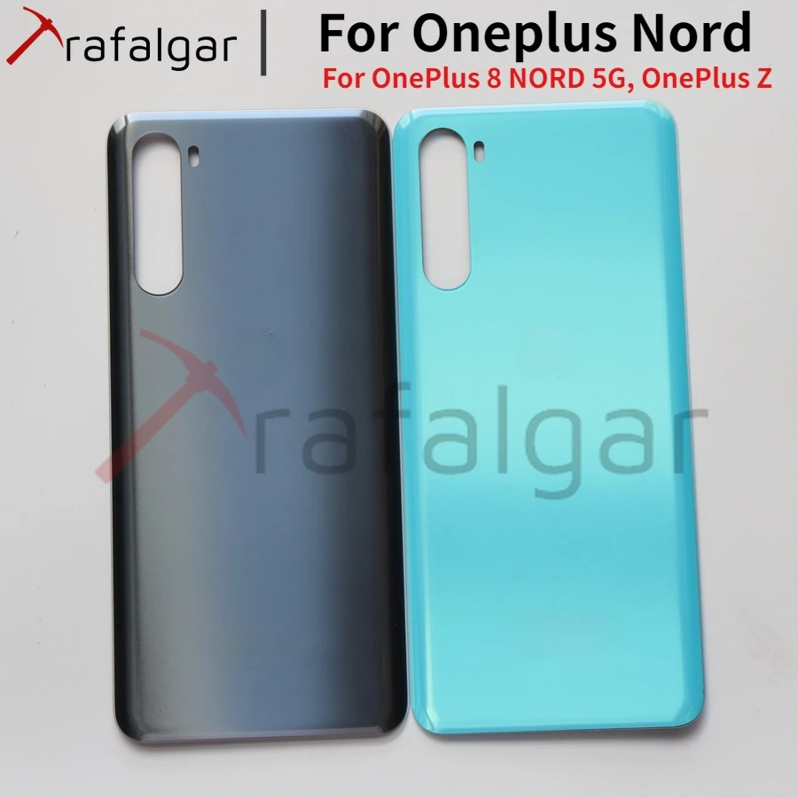 Для OnePlus X 8 NORD 5G задняя Батарея Стекло чехол Z дверь Корпус для Oneplus Nord крышка
