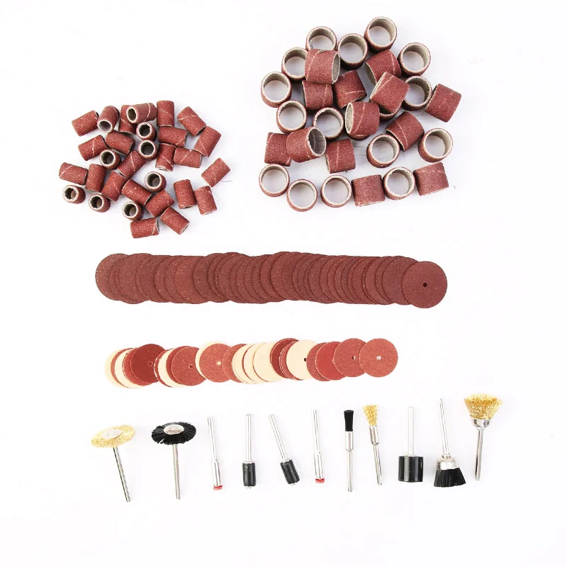 150PCS Drum Sander Set Sanding Kit Band Sleeves Mandrel for Dremel Rotary Tools Abrasive Dropshipping | Инструменты