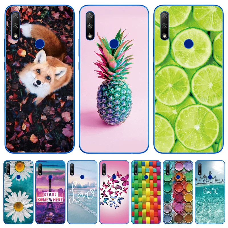 Силиконовый чехол для huawei honor 9x Мягкий ТПУ чехол-накладка телефона premium с