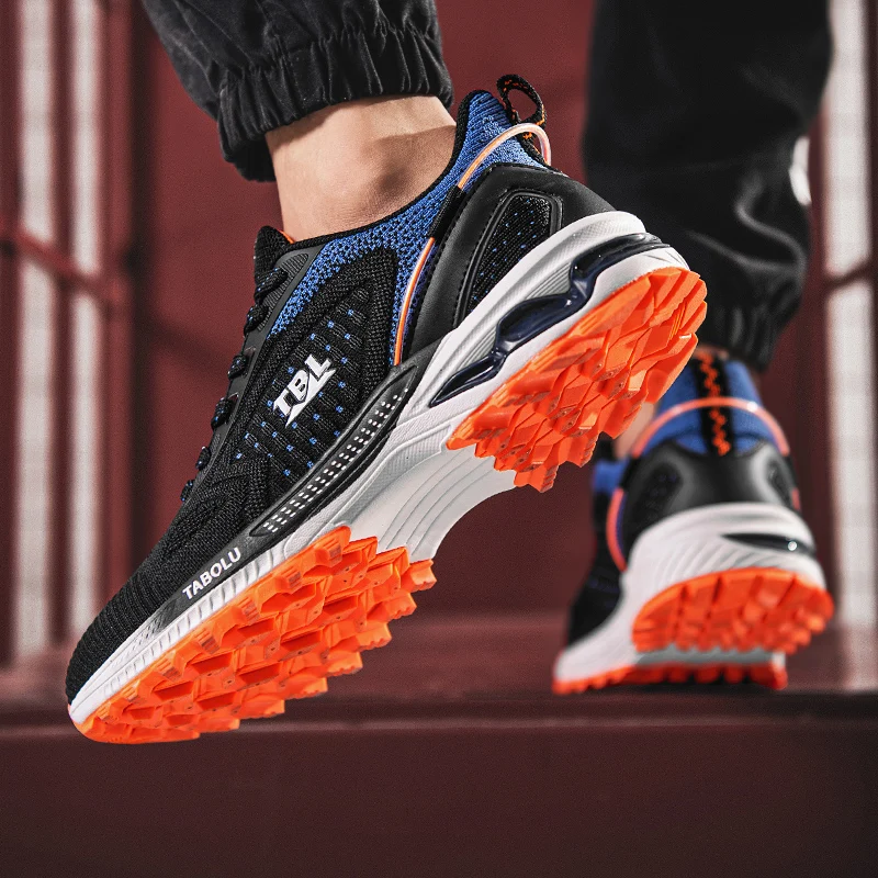 Мужские кроссовки для бега удобная и дышащая Спортивная обувь марафона Мужская