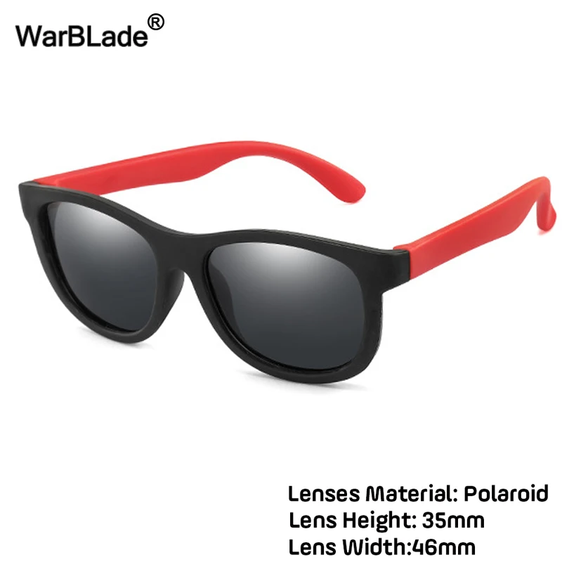 

WarBlade 2020 Kids Sunglasses Children Polarized Sun Glasses Boys Girls Silicone Safety Glasses Baby Infant Shades Eyewear UV400
