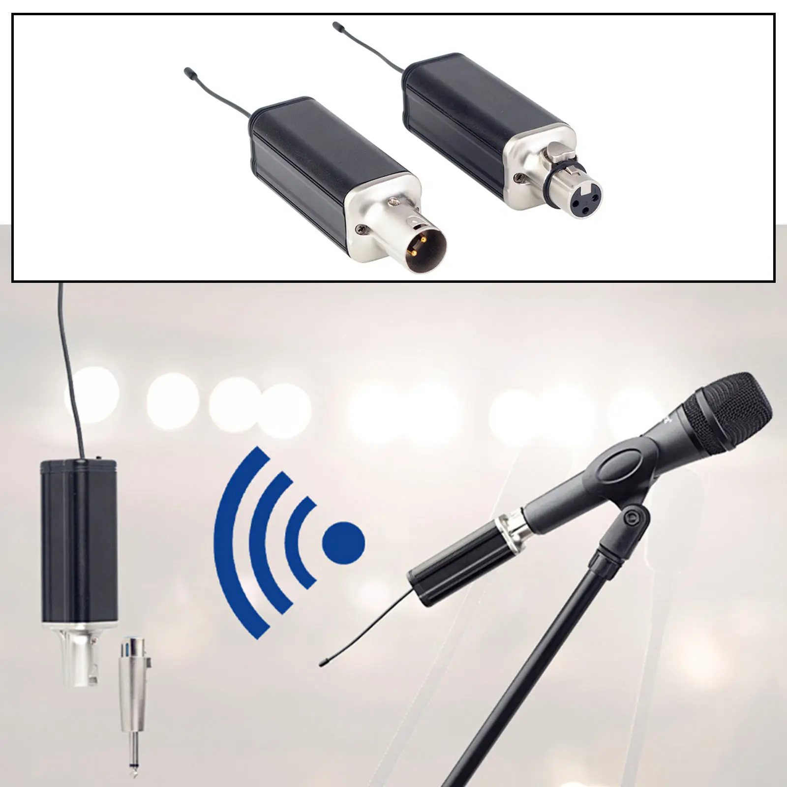 

Microphone Transmitter Receiver XLR Transmitter and Receiver for Conference Microphone