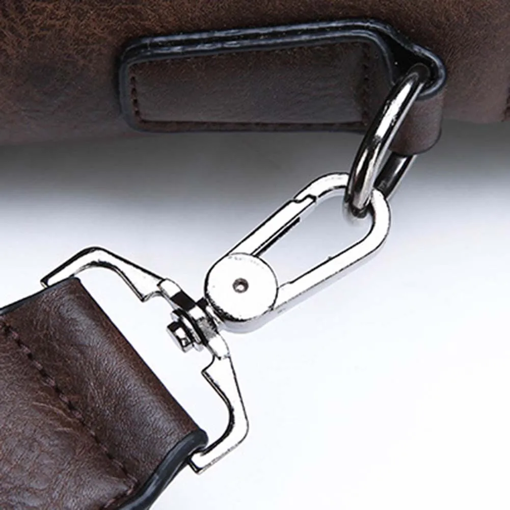 Мужская сумка Pui tiua, мужская сумка, мужской портфель из искусственной кожи, Большая вместительная сумка на плечо, Повседневная деловая сумка для ноутбука, портфель