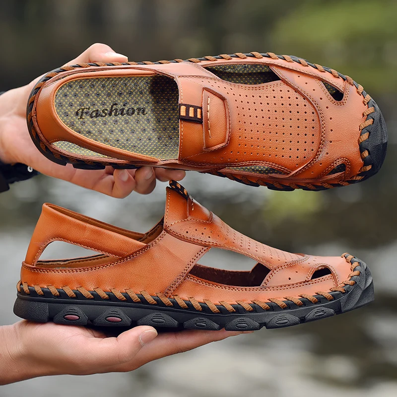 

Men Sandals Beach Shoes Mens Footwear Sandals Men Outdoor Sandalias Casual Plage Sandales Waterproof Summer Rubber Sandal Sports