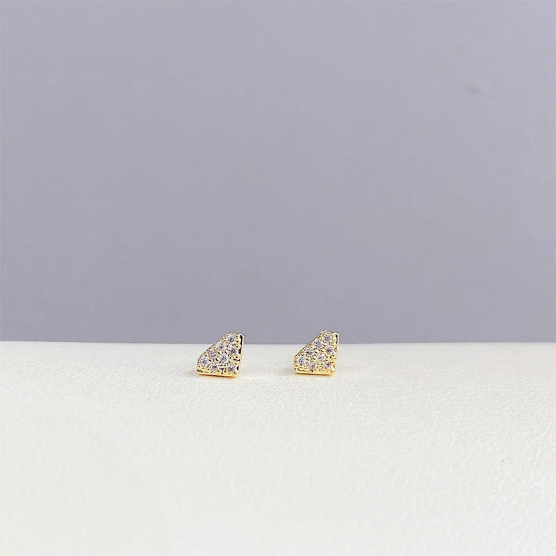 

YH18 Womens Fashion Korean Earrings Jewelry for Women 3 Pairs of Copper Zircon Moon Star Earrings Gift Earrings for Women 2020