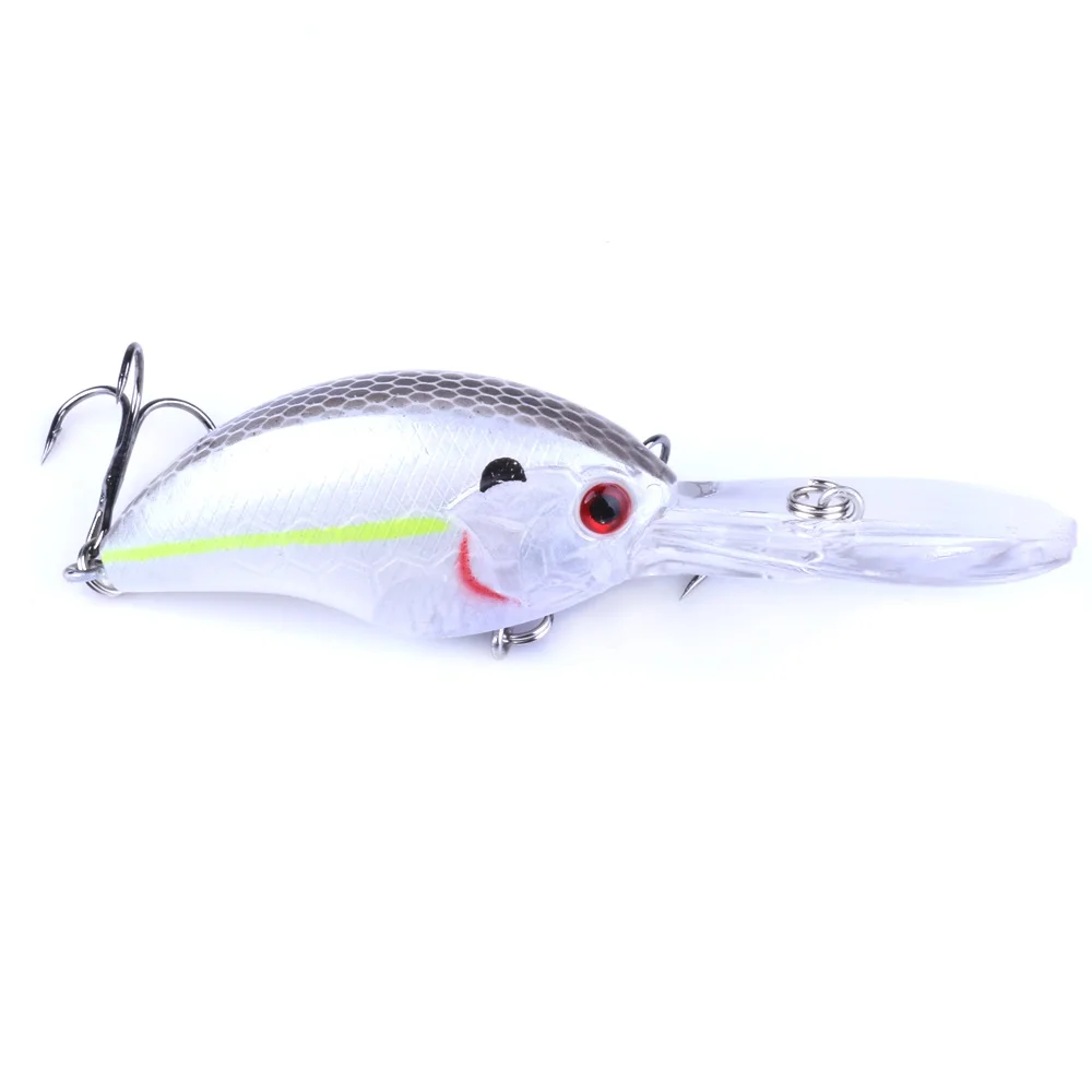 As the picture Hengjia жесткий пластик верхней воду воблеры воблер искусственные Swimbaits PESCA рыболовные снасти 9 см 13 г 6# крючки - Цвет: As the picture