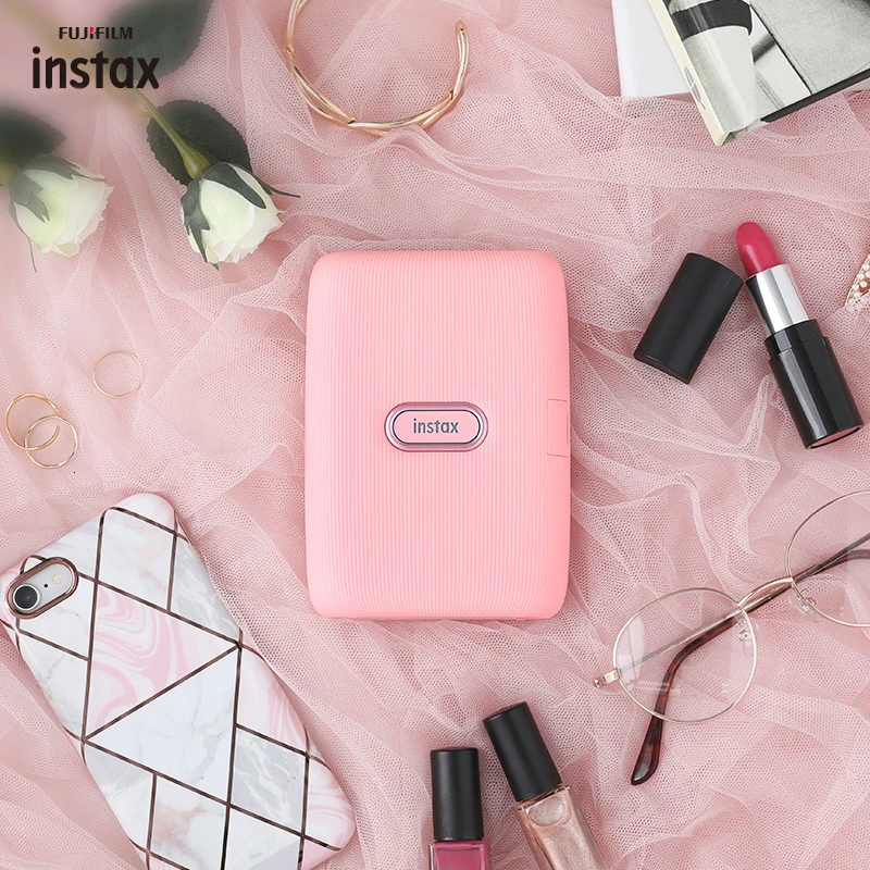 Новый Fujifilm Instax Mini Link принтер зарегистрированная печать с сумкой от видео