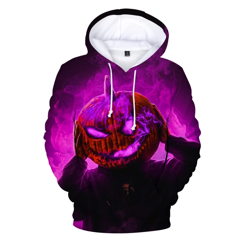 

Plus Size Hoodies Women Men Harajuku Streetwear Kawaii Oversized Sweatshirt Clothing Halloween Pumpkin Long Sleeve Hoody Tops
