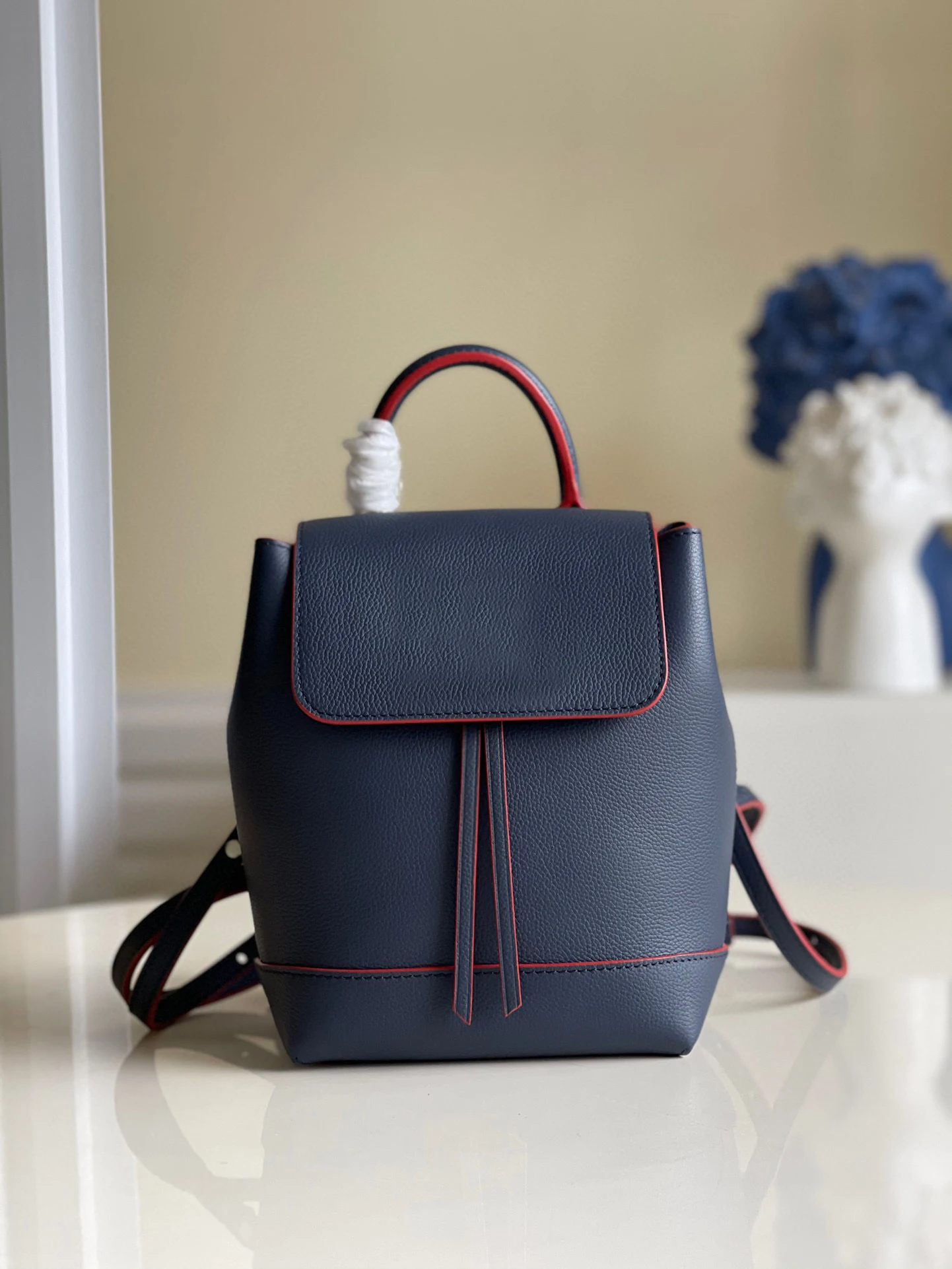 

New high-quality customized luxury brand women's casual fashion backpack leather mini presbyopic handbag