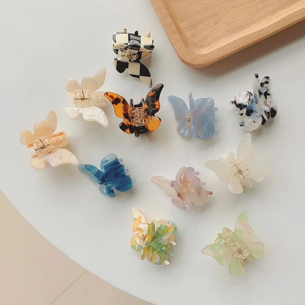 

Super Fairy Romantic Butterfly Grasps French Temperament Acetic Acid Hair Ornaments Headdress Crab Hair Claw Clip