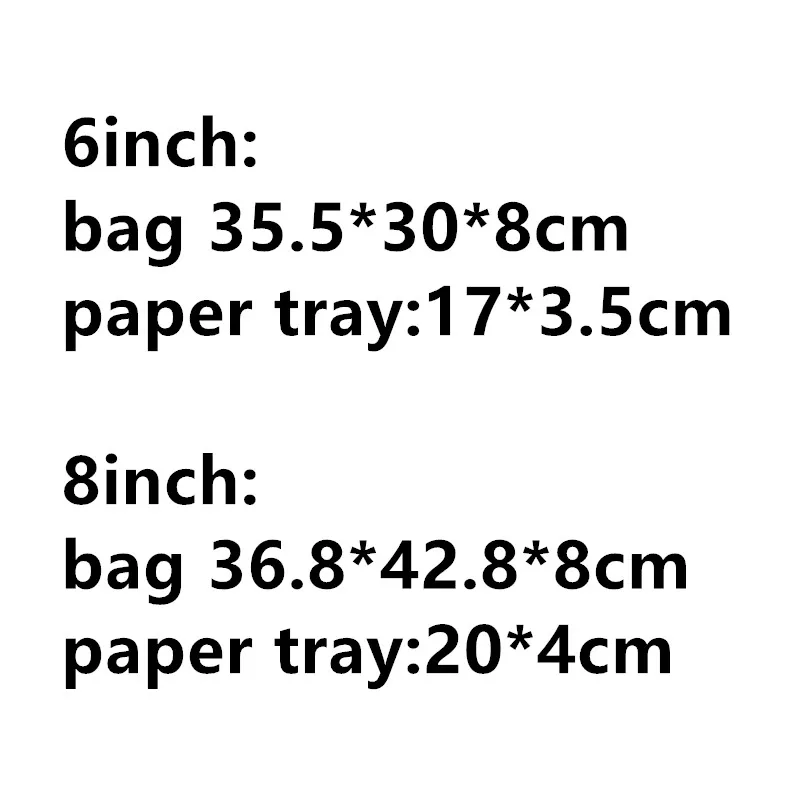 

50pcs Net red chiffon cake packaging bag 6 inch 8 inch cupcake embryo packaging bag toast bread transparent baking plastic bags