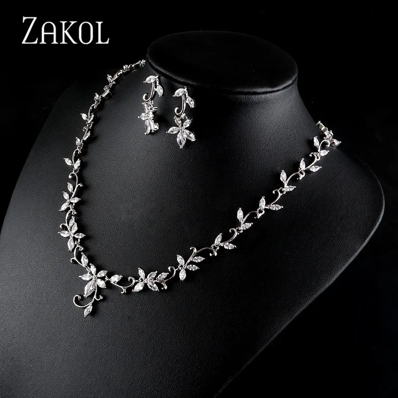 Новинка ювелирные изделия для свадебной вечеринки модные ожерелья и серьги из