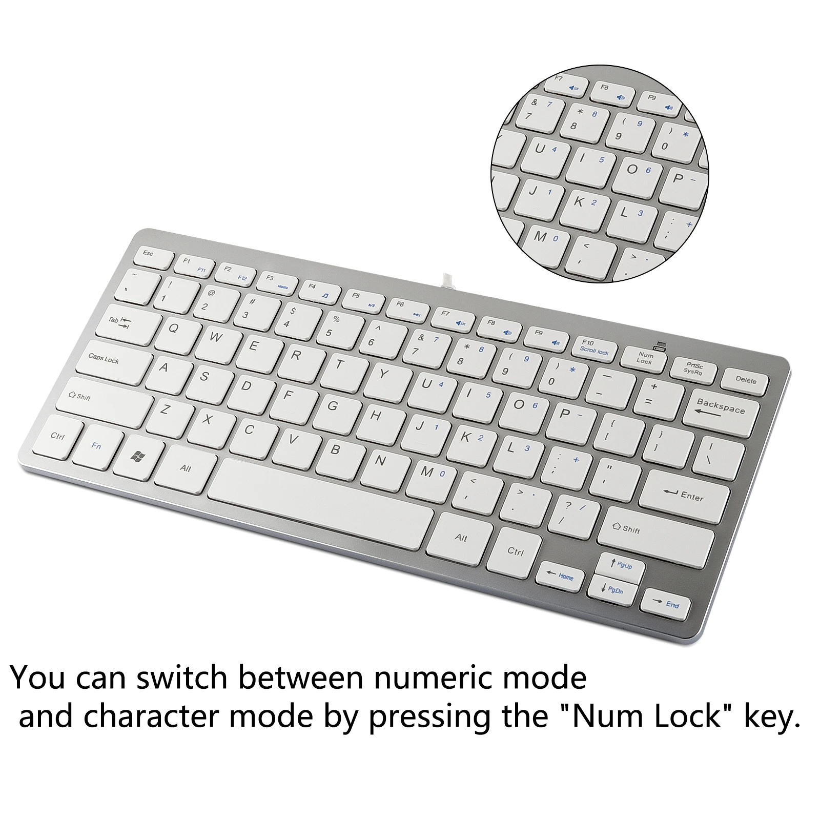 CHYI USB Проводная игровая клавиатура ультра тонкая мультимедийная эргономичный