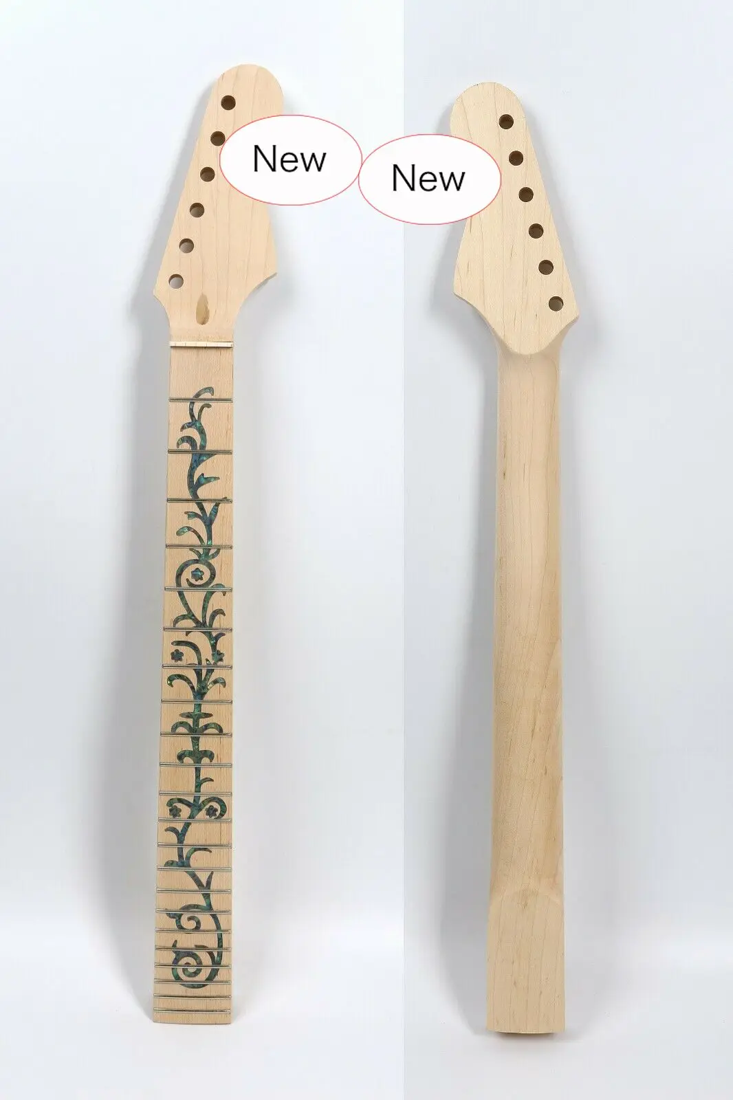 

Electric Guitar Neck Fretboard Truss Rod Maple New 24 fret 25.5" Fine inlay #US