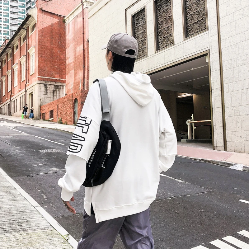 Свитшот мужской с капюшоном в стиле хип-хоп | Мужская одежда