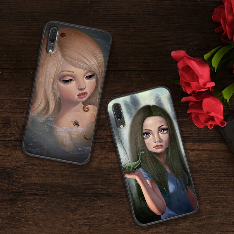 Бабочка и чехол для девушек HuaweiY9 Prime 2019 Коврики 10 20 Pro Nova2 3 4 Lite Nova 2i 3i 5i Y6 Y7 2018 Coque |