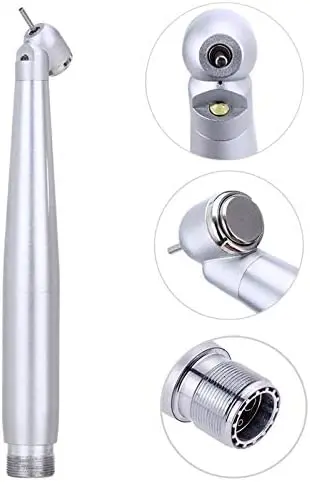 

Dental Handpiece LED 45 Degree 2 Holes Press Chuck Good Cooling(Pack of 10)