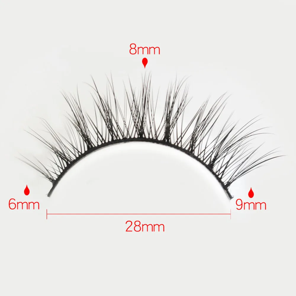 

5 Pairs/set 3d Natural Realistic False Eyelashes Curling Matte False Eyelashes Professional Makeup Lashes Extension Tools