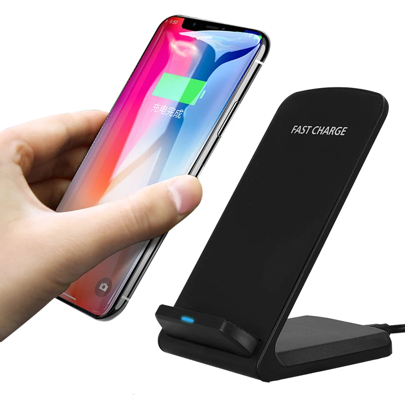 Беспроводное зарядное устройство Qi 10 Вт для iphone 8 X XS Max Samsung S10 S8 S9 S7 edge Xiaomi|Зарядные