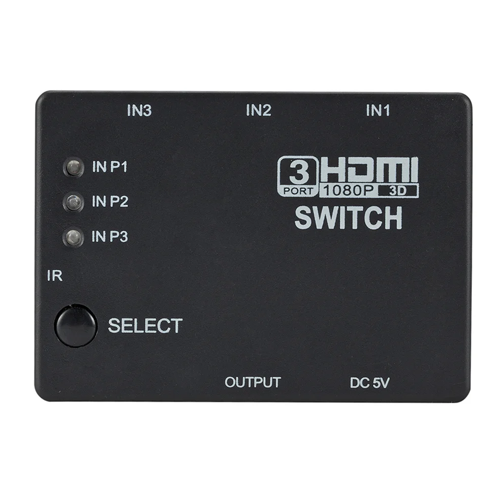 LccKaa 3 в 1 выход HDMI разветвитель преключатель Порты и разъёмы концентратор Box