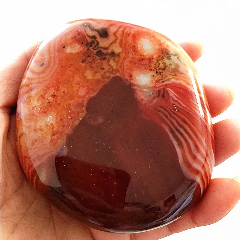Агатовые пальмовые камни Sardonyx из натурального камня игровые маленькие и
