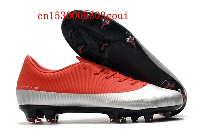 

2020 Cheap Original Mens Tops Football Boots Superflys FG Outdoor Soccer Cleats Leather Boots Low Ankle Soccer Shoes Orange