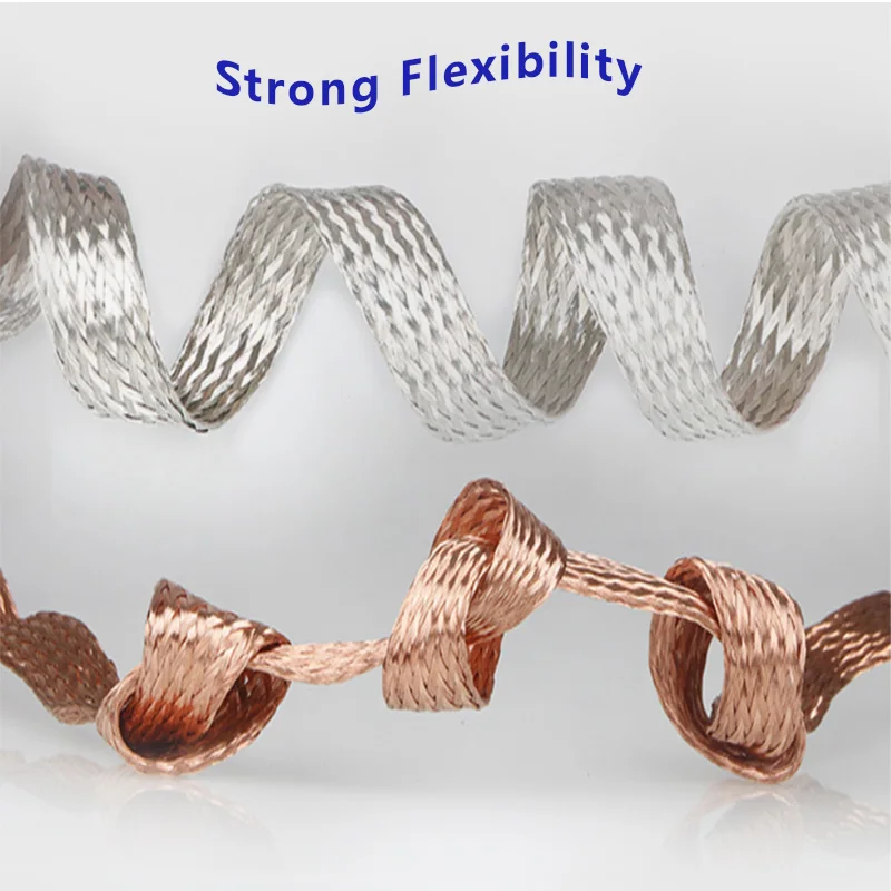 10 метров чистая медная Луженая неизолированная заземляющая оплетка свинцовая