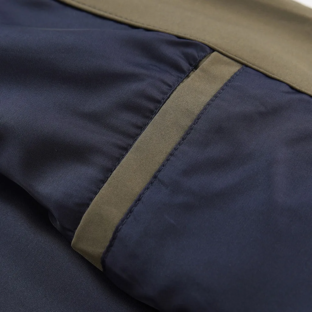 Fashion Thick Men's Jackets Hot Sell Casual Wear Comfort Windbreaker Autumn Overcoat Necessary Winter Men Coat Oversize Trench | Мужская