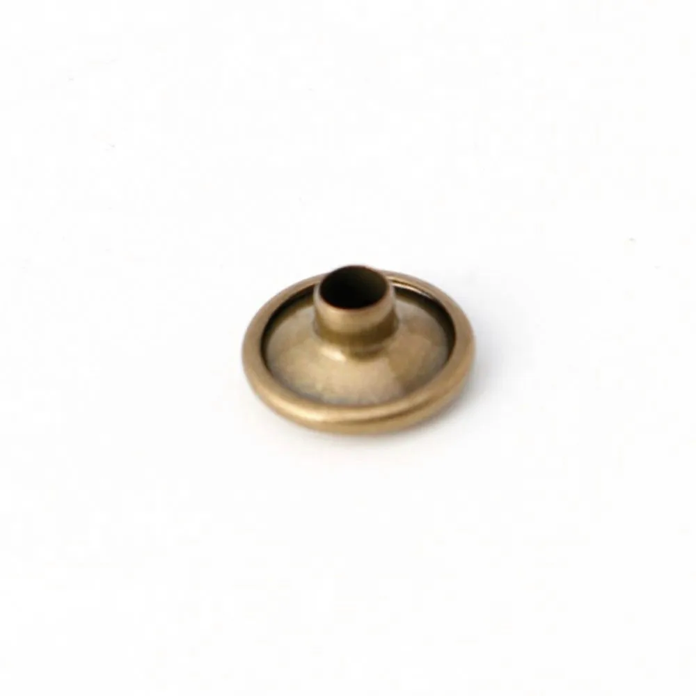 

Leather Crafts 100pcs Double Cap Tubular Sewing Rivet Leather Punk Studs Repair Setting DIY Luggage Metal Craft