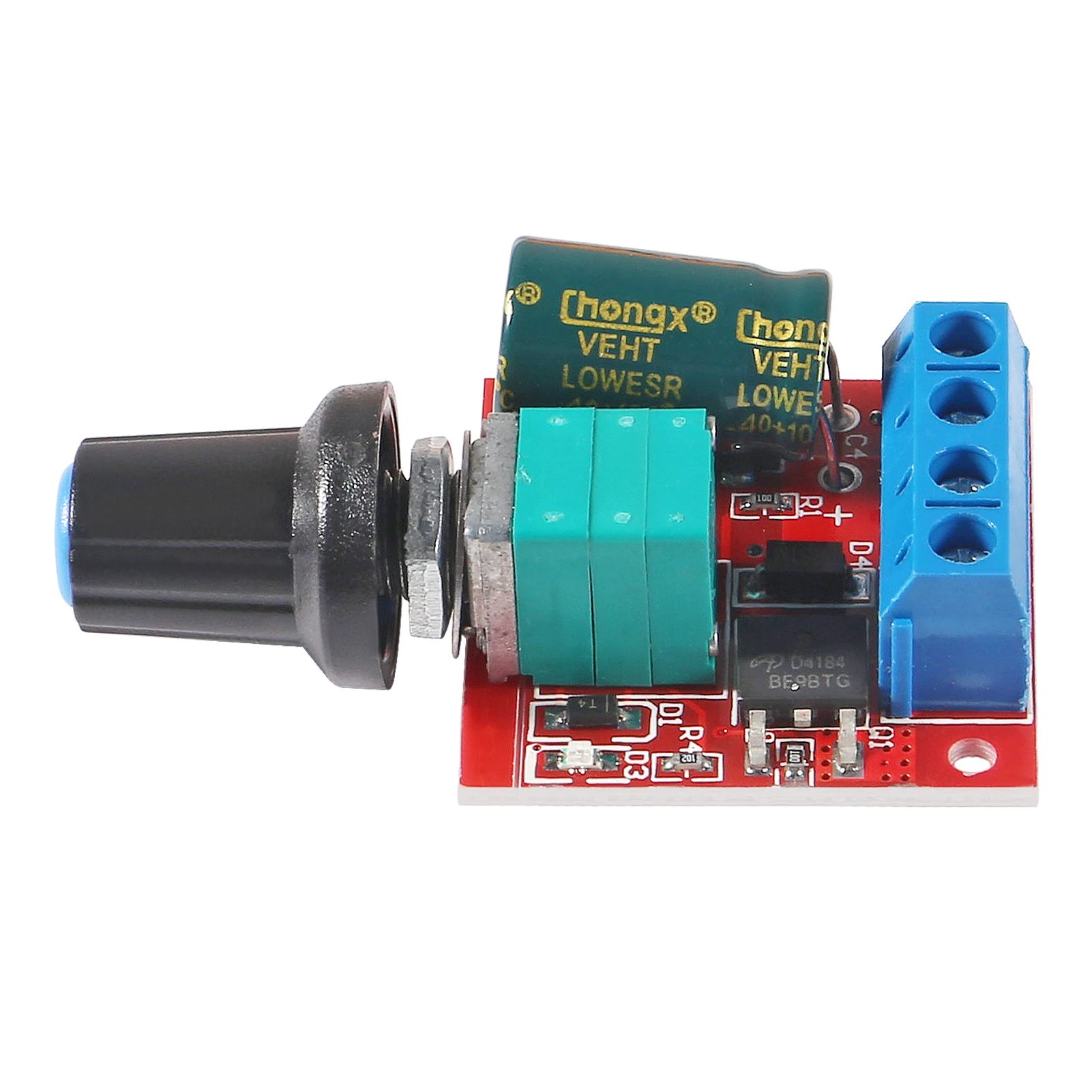 Mini 5A 90W PWM 12V Φ Модуль 4 5 V-35V Регулируемый регулятор скорости переключатель