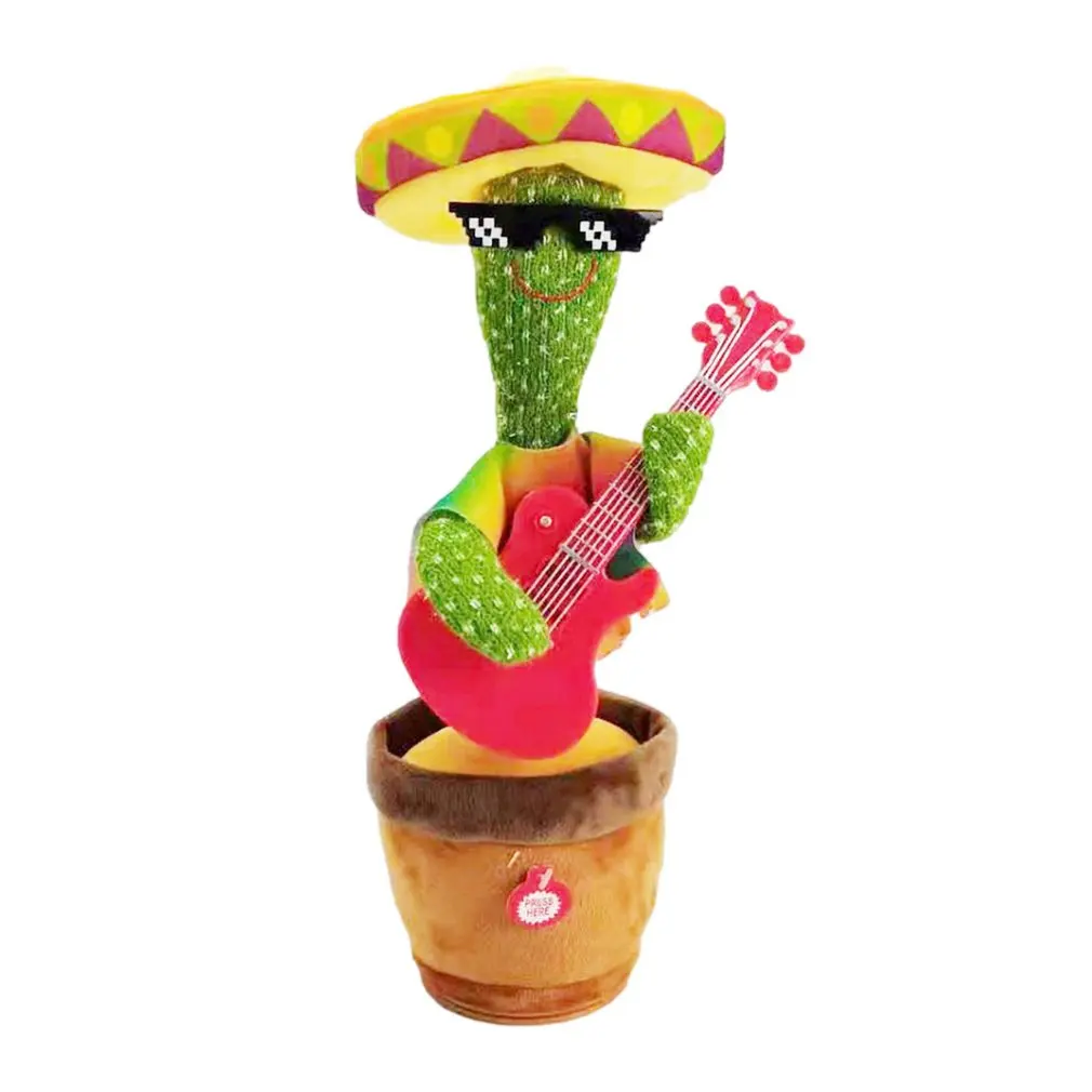

Cute Funny Electric Twisting Electronic Dancing Enchanting Cactus Toy Children Gift Dancing Cactus Plush Toys