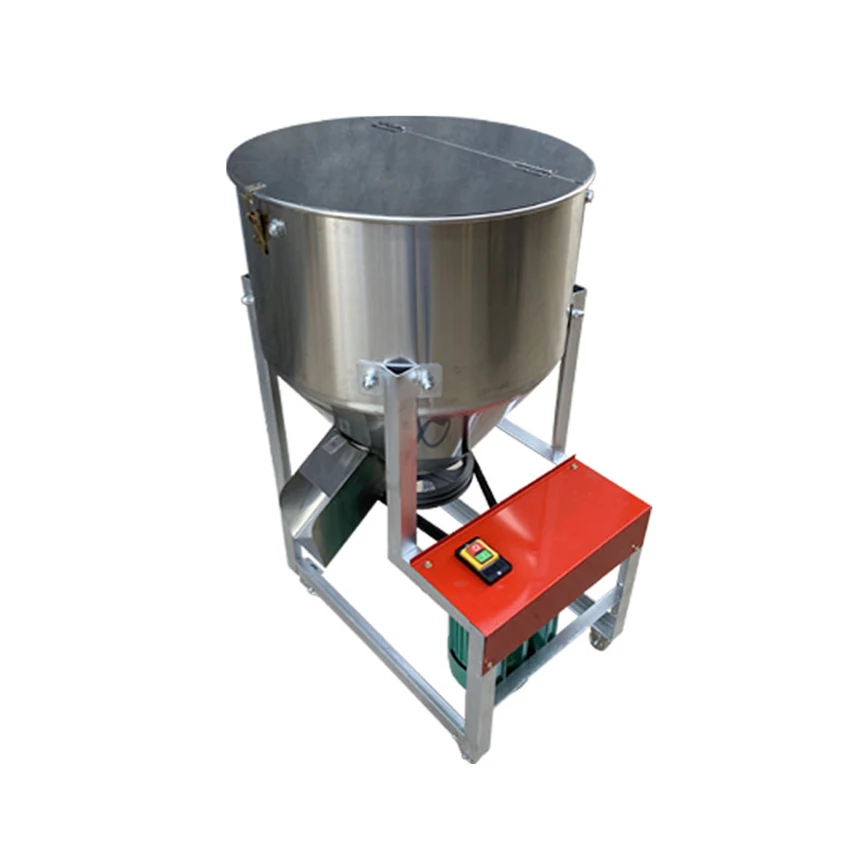 

Stainless Steel Color Multifactional Electric Vertical Mixer Feed Grain Powder Particle Mixing Machine 380V/220V