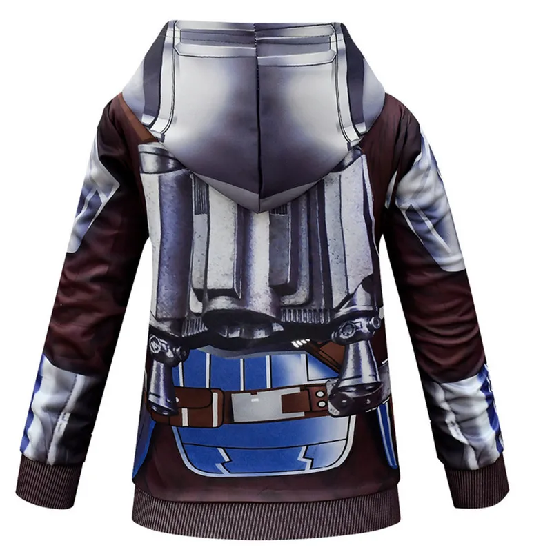 Костюмы на Хэллоуин для мальчиков детские костюмы косплея Мандалора свитер