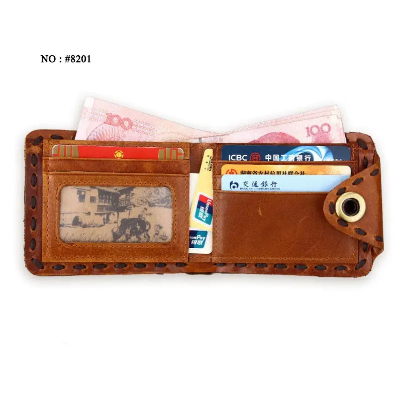 Кошельки из натуральной кожи для мужчин Роскошные Короткие Длинные кредитные