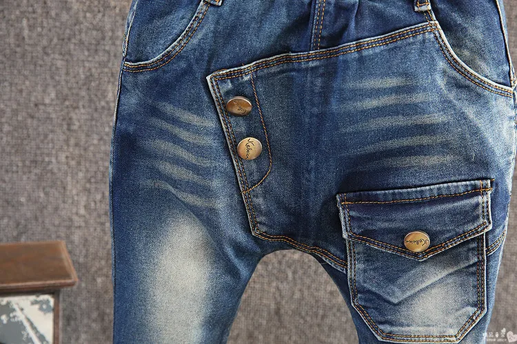 2-7 Yrs Children trousers baby boy &amp girls spring autumn fashion brand high quality Denim jeans pants kids clothing | Детская одежда