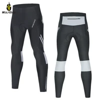 wosawe tight mens cycling pants breathable quick dry gel padded mountain bike trousers reflective bicycle downhill mtb pants