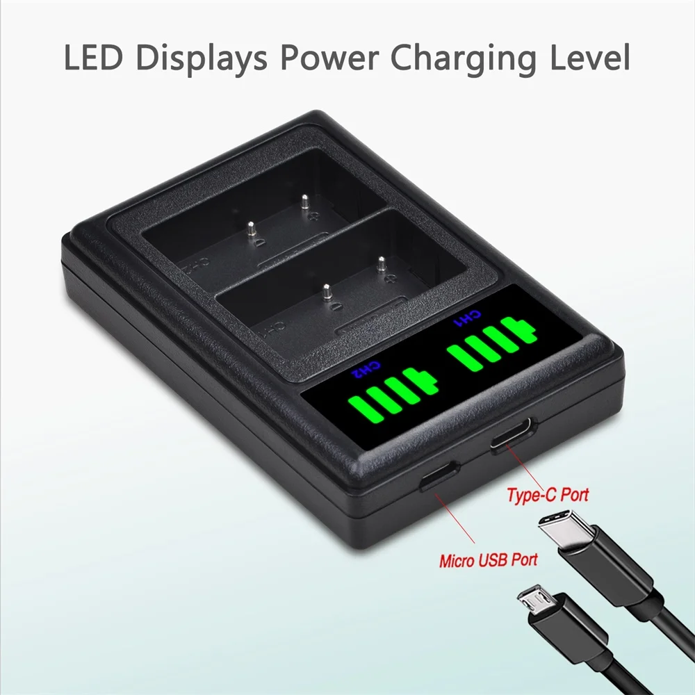 Фото BP-511A BP-511 BP 511 BP 511A BP511 BP511A Аккумулятор или светодиодный USB-зарядное устройство с двумя зарядными устройствами для Canon EOS 40D 300D 5D 20D 30D 50D 10D D60 G6 №4