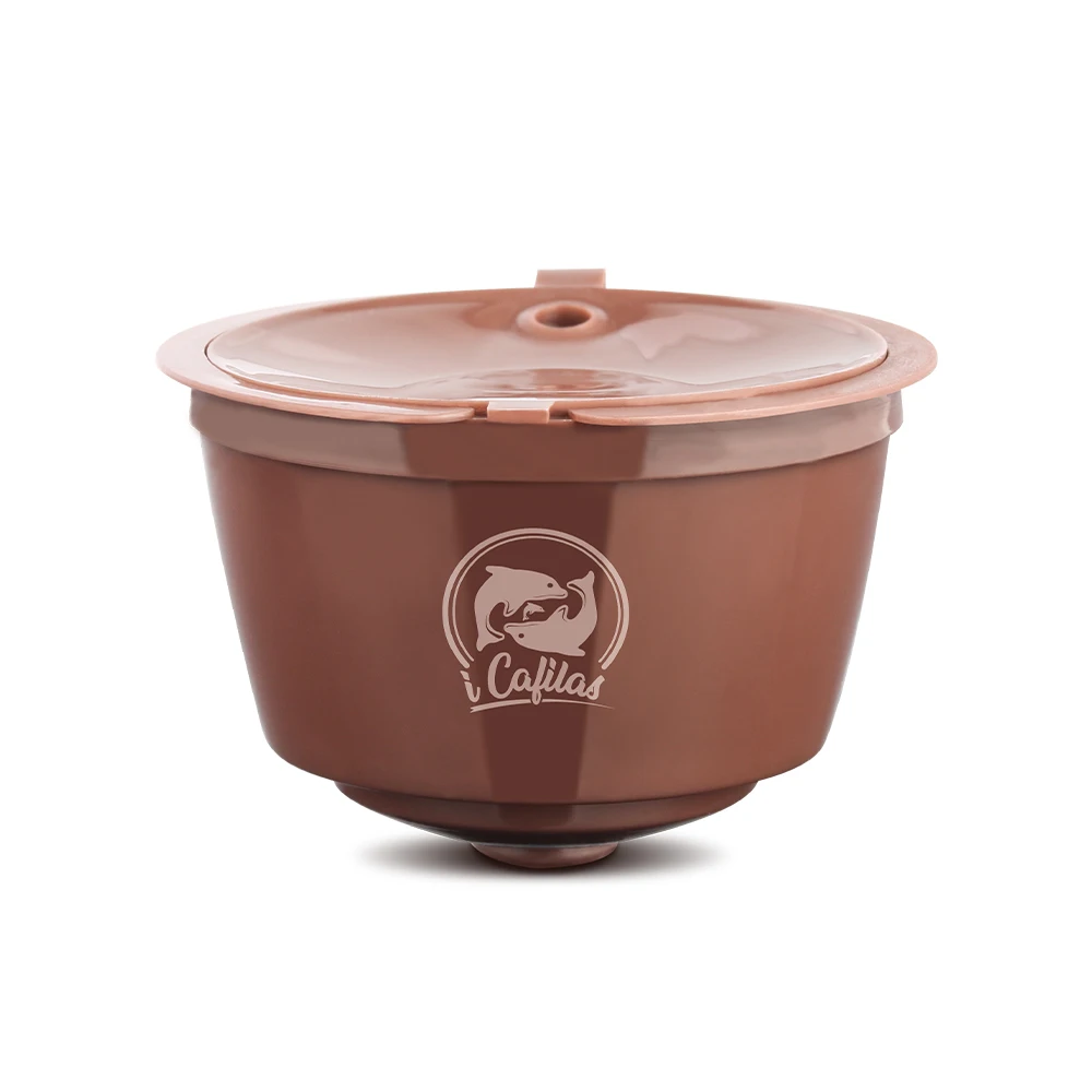 As picture ICafilas Нержавеющая сталь combinacapsule Crema Кофе фильтр-чашка многоразовые многоразового Nescafe Dolci густо Кофе капсула Pod - Цвет: As picture