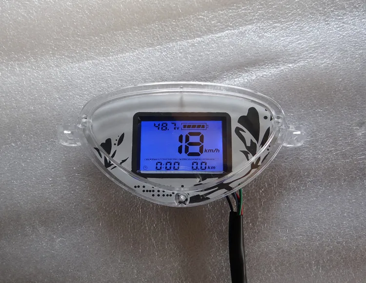 Цифровой вольтметр электрический велосипедный с ЖК дисплеем 48 В/60 в/72 в BLW