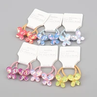 childrens hair rope hair band rubber band butterfly sequins sweet princess headdress hair accessories high elasticity
