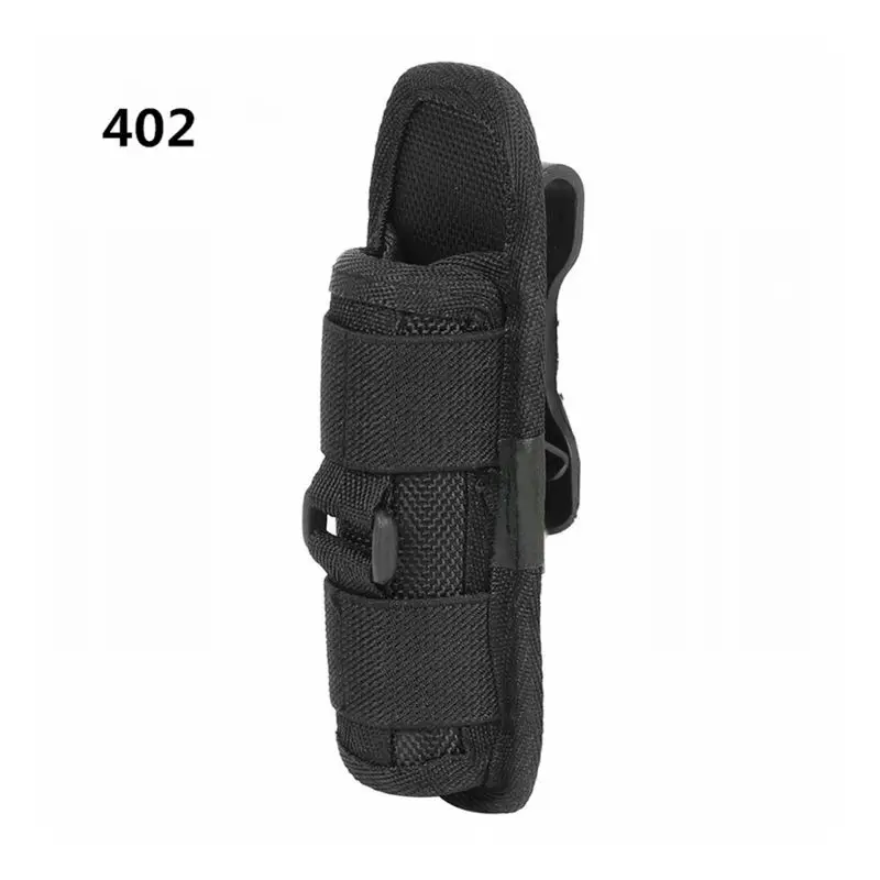 

360 Degrees Rotatable Flashlight Pouch Holster Torch Case for Belt Torch Cover Hunting Lighting Accessories W0YB