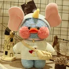 Рождественская игрушка-утка Lalafanfan, маленькие голубые плюшевые игрушки, милые мягкие игрушки, уникальный подарок, аниме, шка 2021