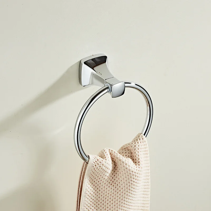 Серебряное кольцо для полотенец вешалка | Обустройство дома