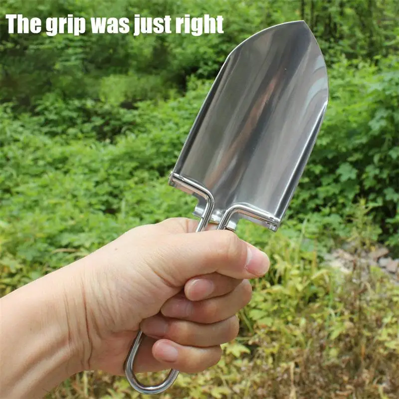 

Mini Garden Spatula Ultralight Multifunctional Folding Shovel For Outdoor Camping Agricultural Tools Stainless Steel Spatula